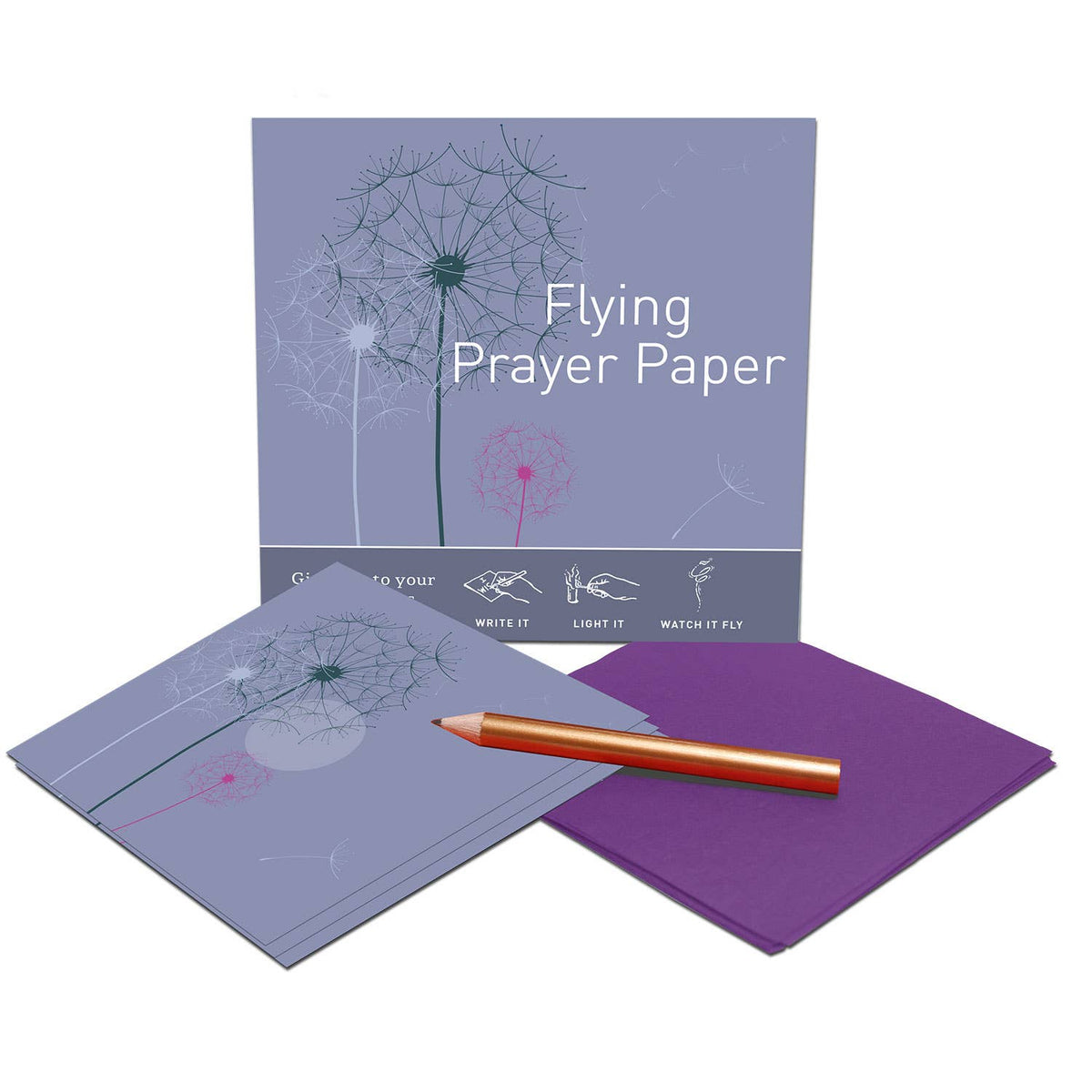 Dandelion Prayer   Mini Kit   15 Wish Papers + Accessories 