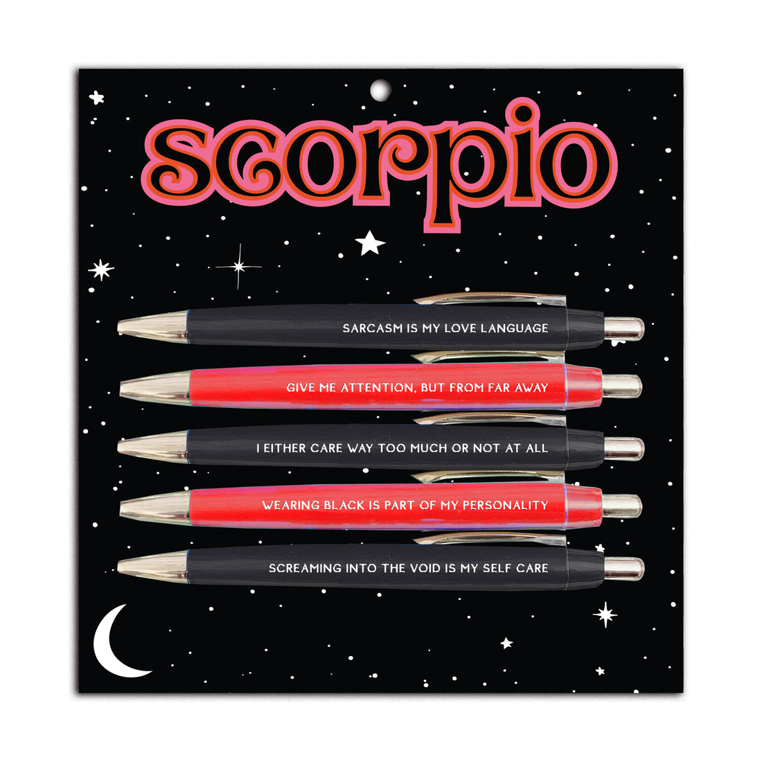 Leo Pen Set (astrology, zodiac, funny, gift, friend)