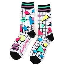 80s Totally Tubular! Crew Socks