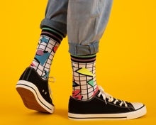 80s Totally Tubular! Crew Socks