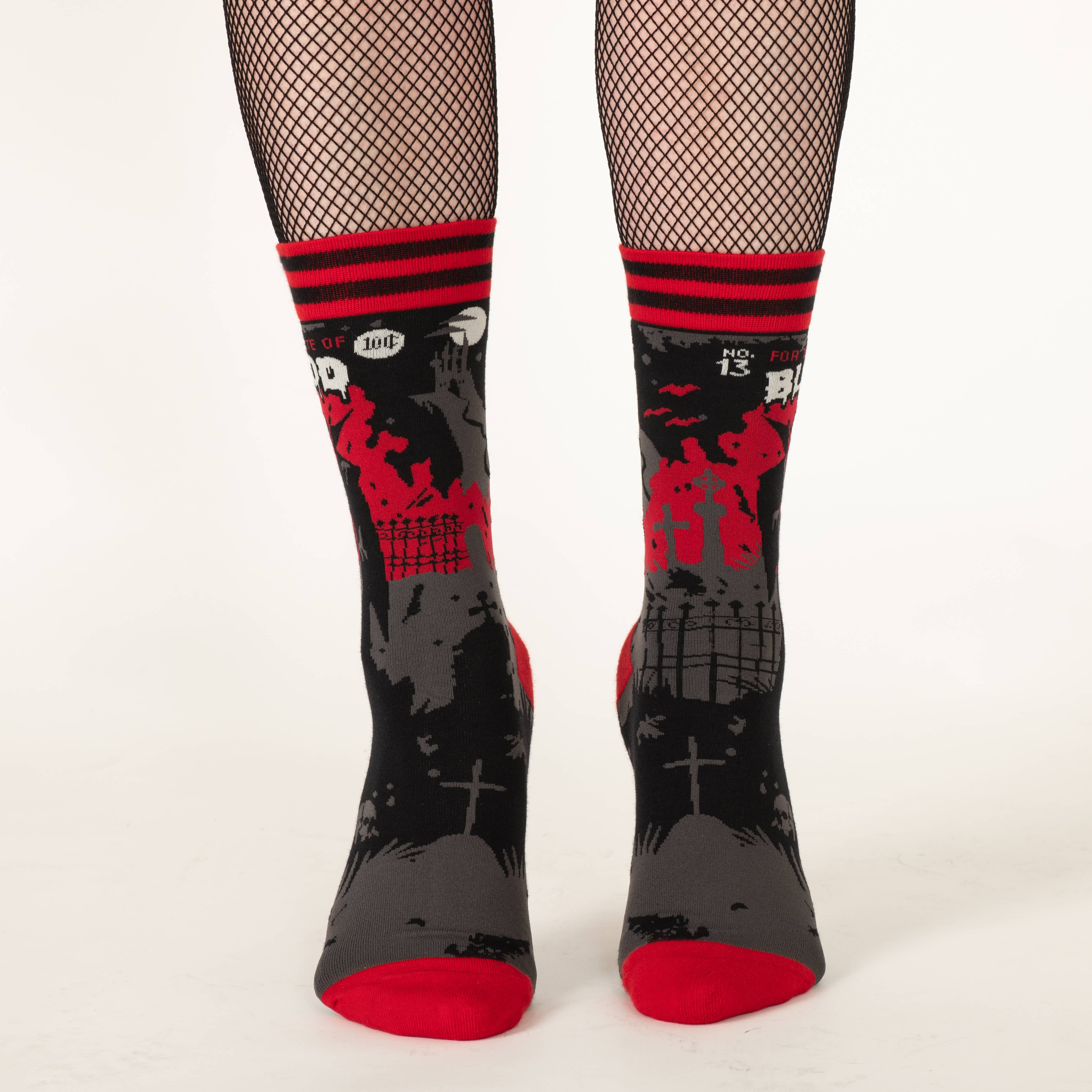 Dracula's Bloodlust Crew Socks