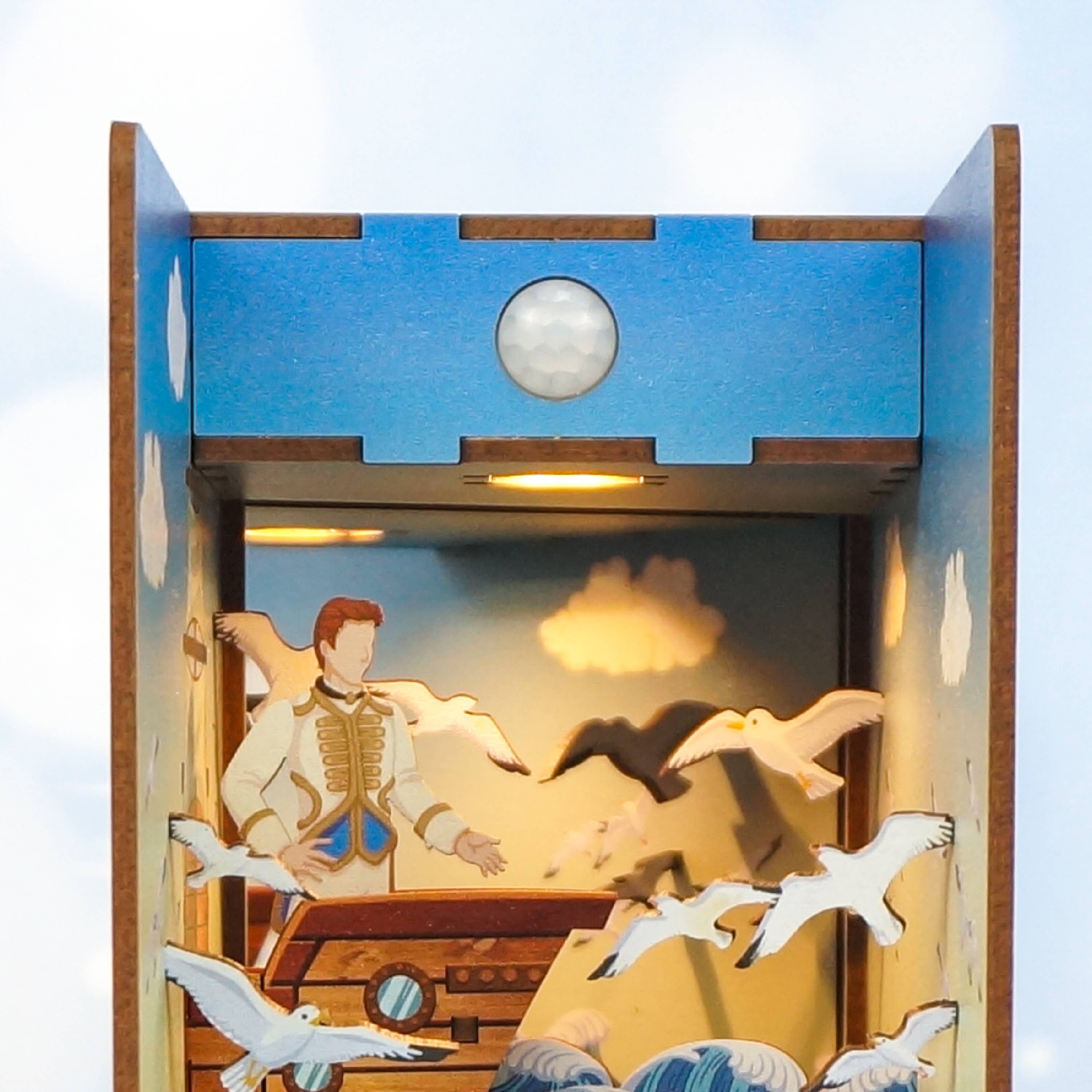 DIY Miniature House Book Nook Kit: Mermaid Story