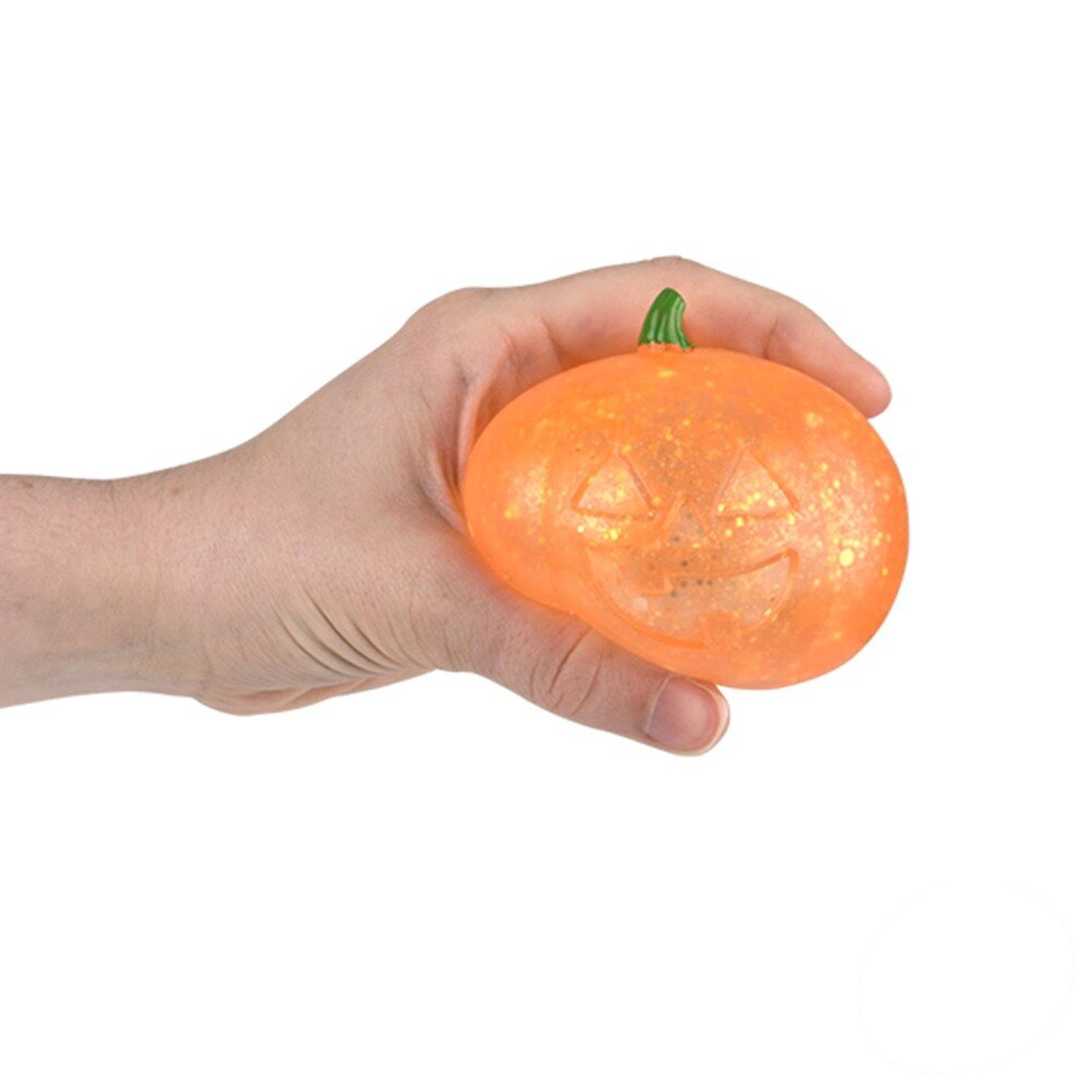 Halloween Pumpkin Squeezy Sugar Fidget Ball Kids Toy- Bulk