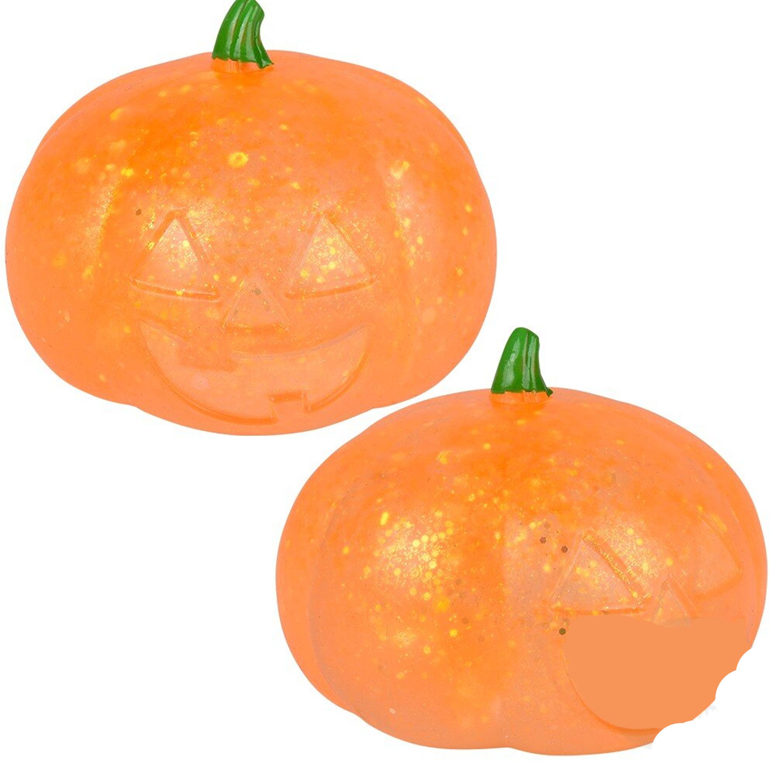 Halloween Pumpkin Squeezy Sugar Fidget Ball Kids Toy- Bulk