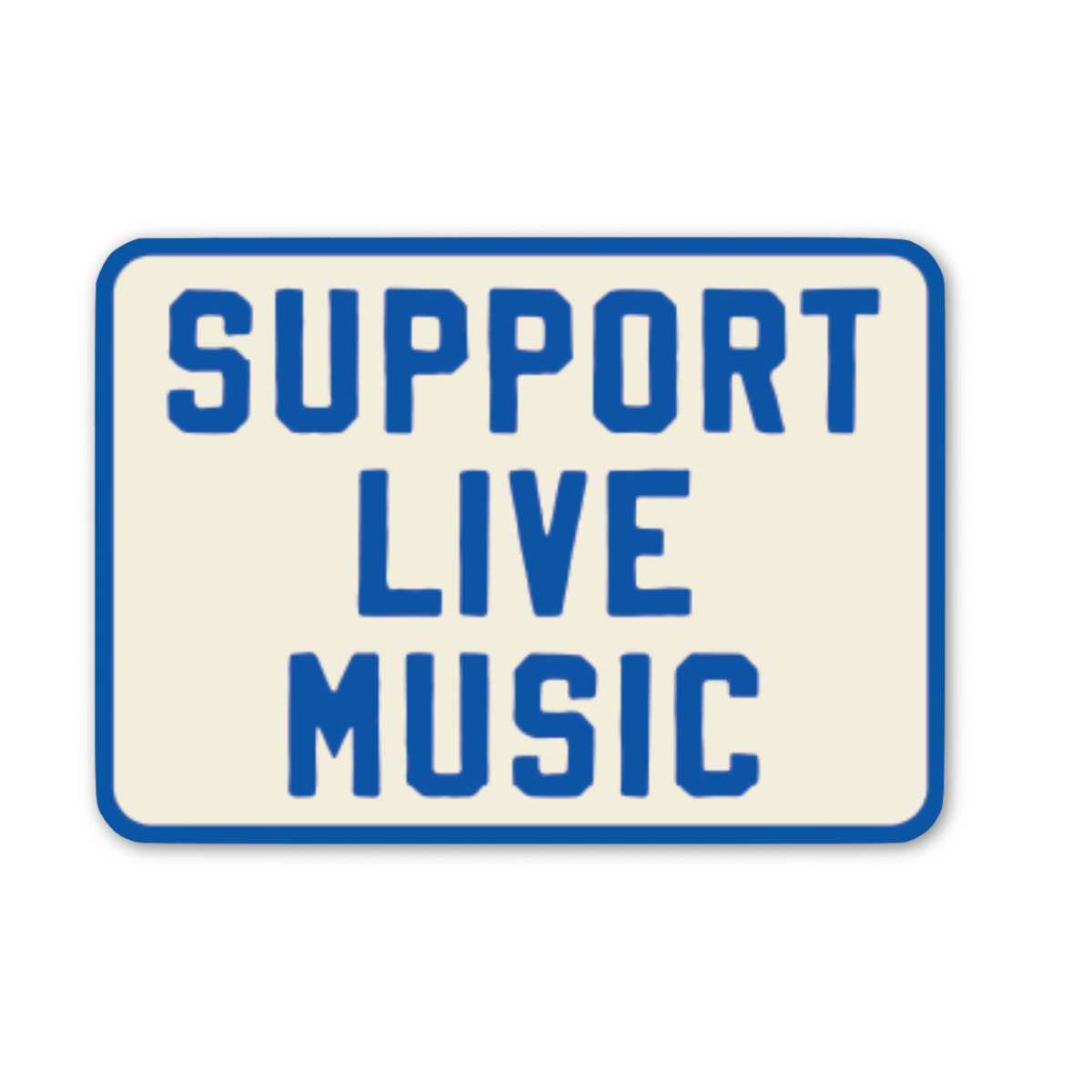 Support Live Music Sticker (gift, cute, cute sticker)