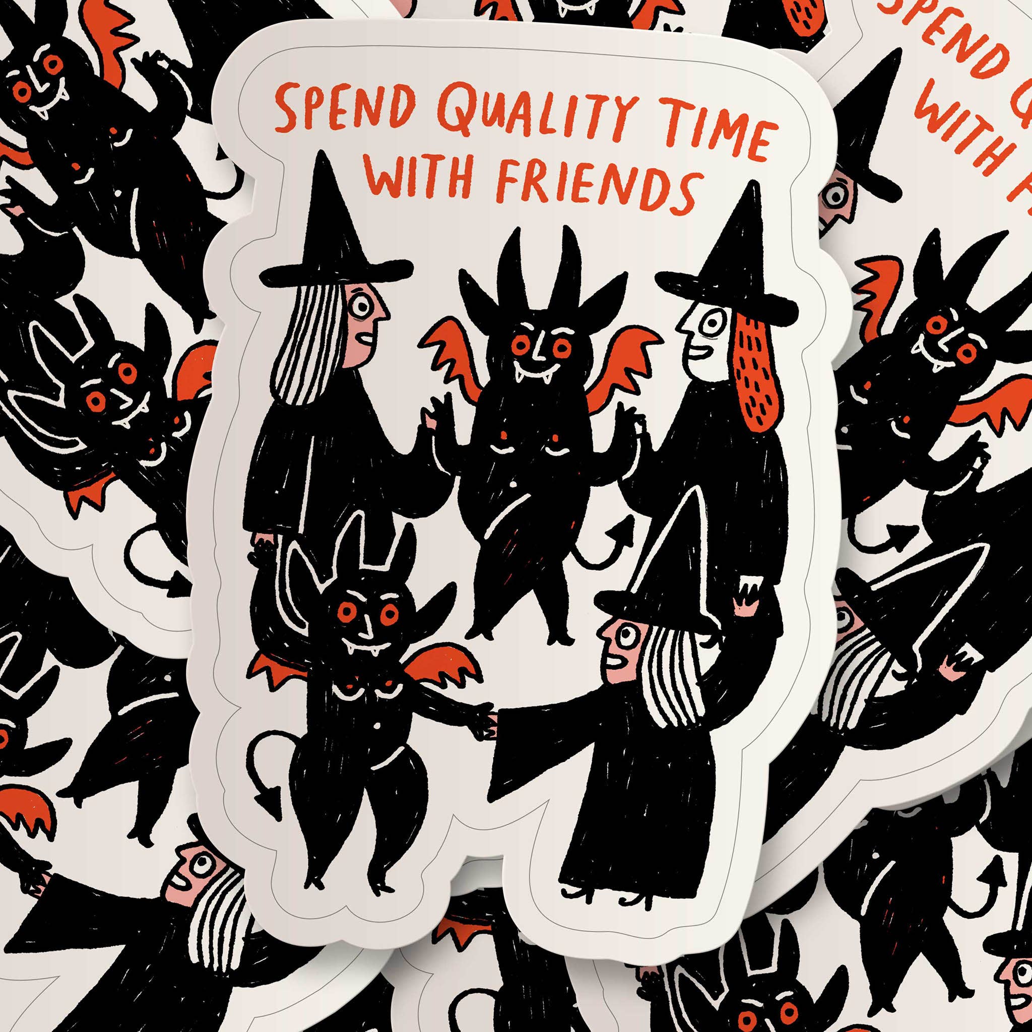 Witch Friends Sticker by Gemma Correll