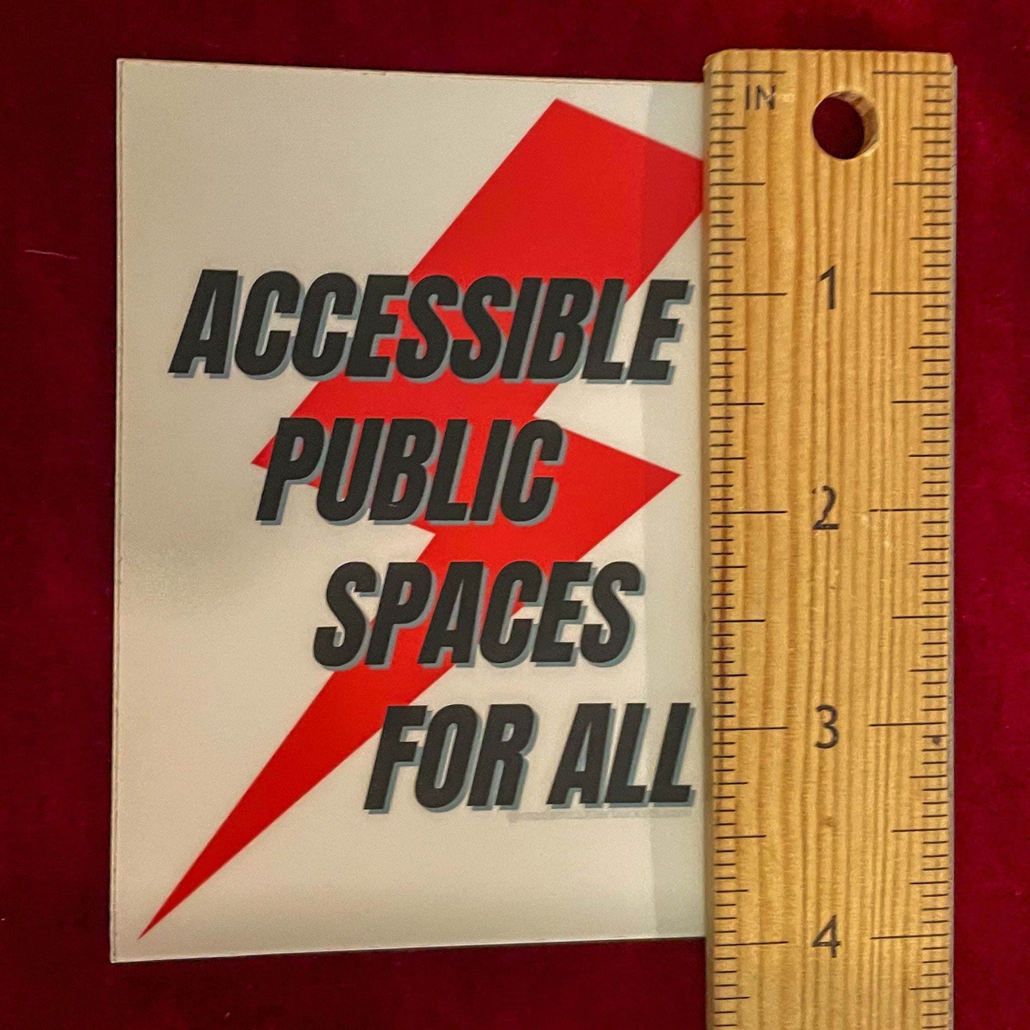 Accessible Public Spaces For All Sticker