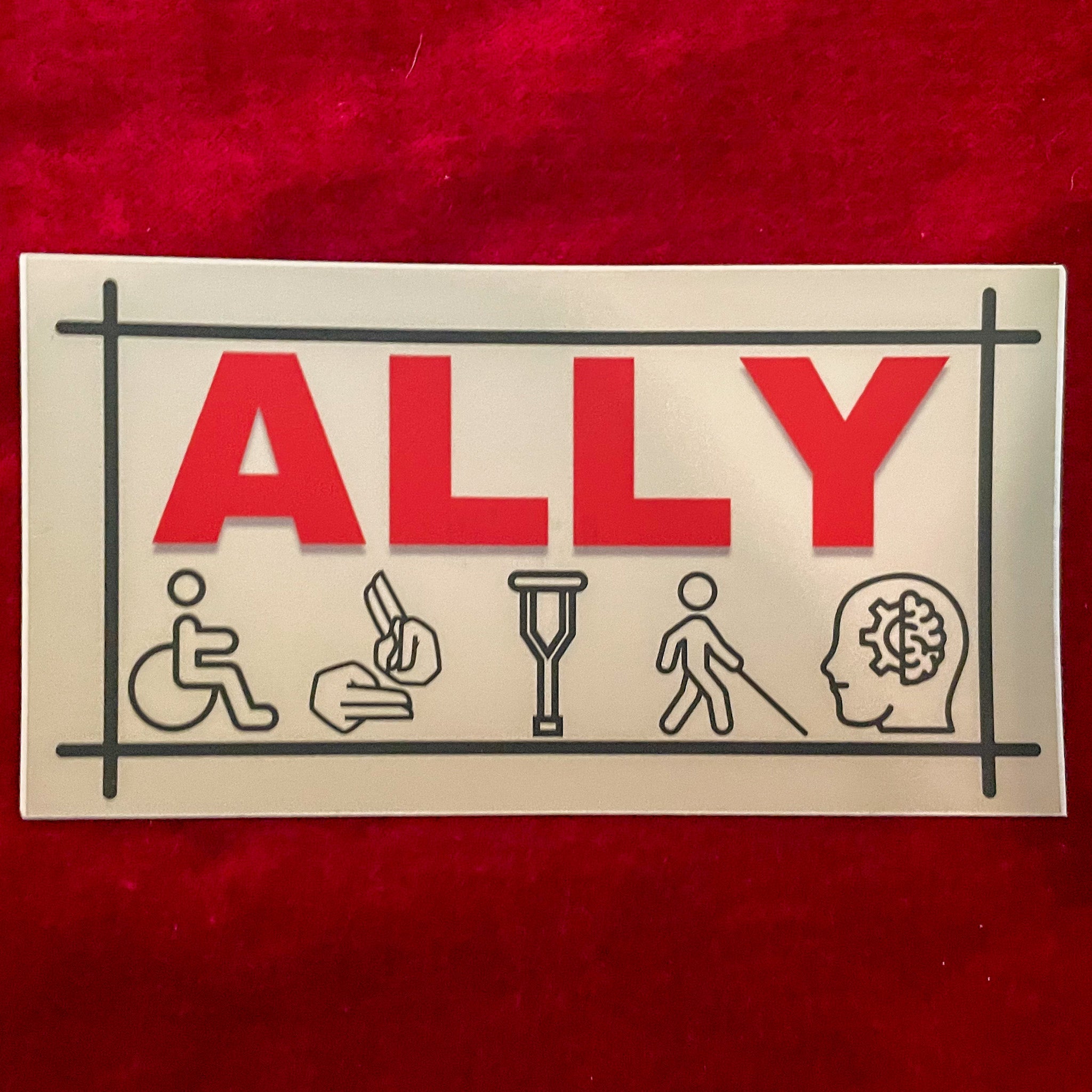 ALLY Sticker - Disability Ally