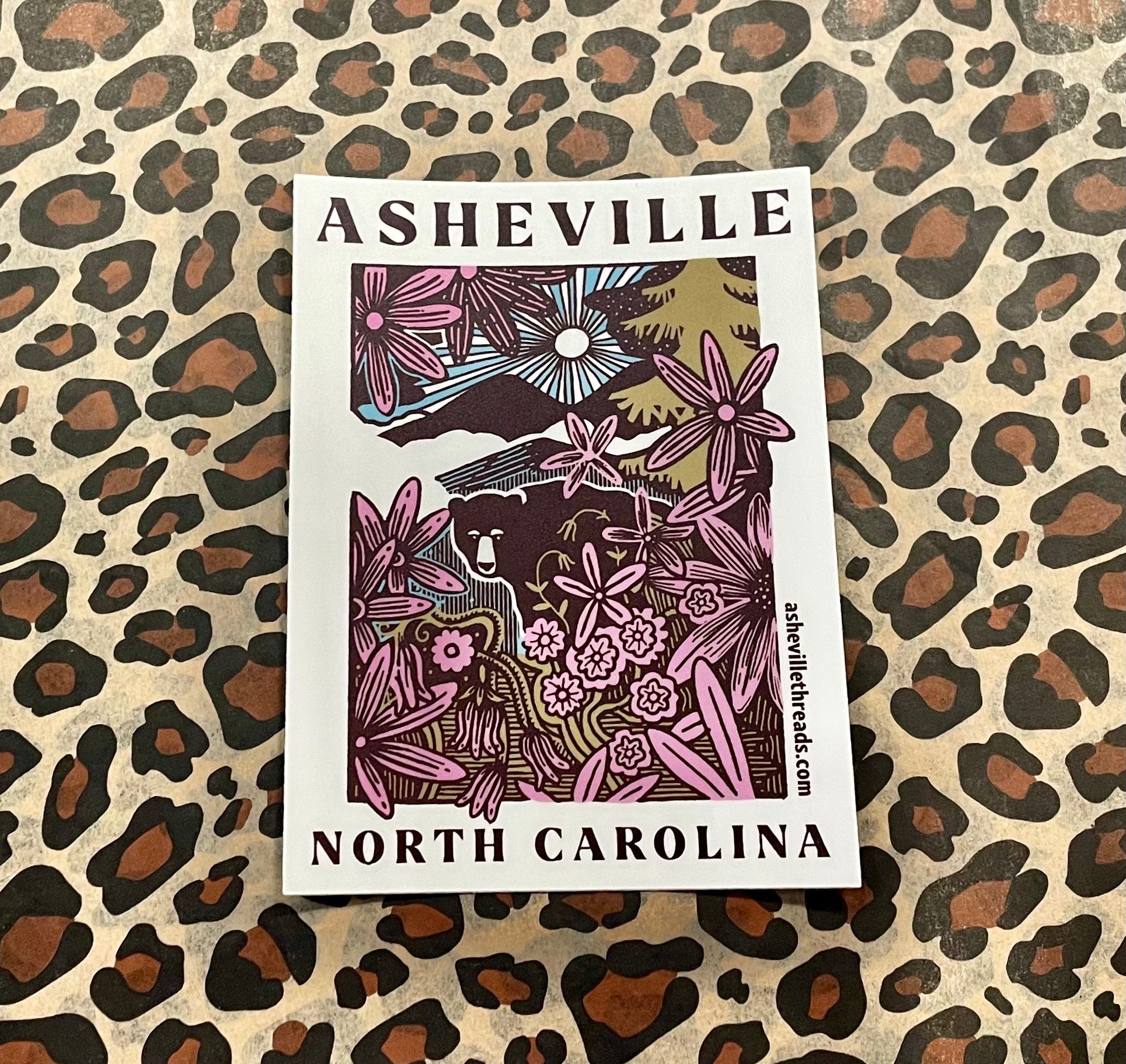 Asheville Wildflower Sticker