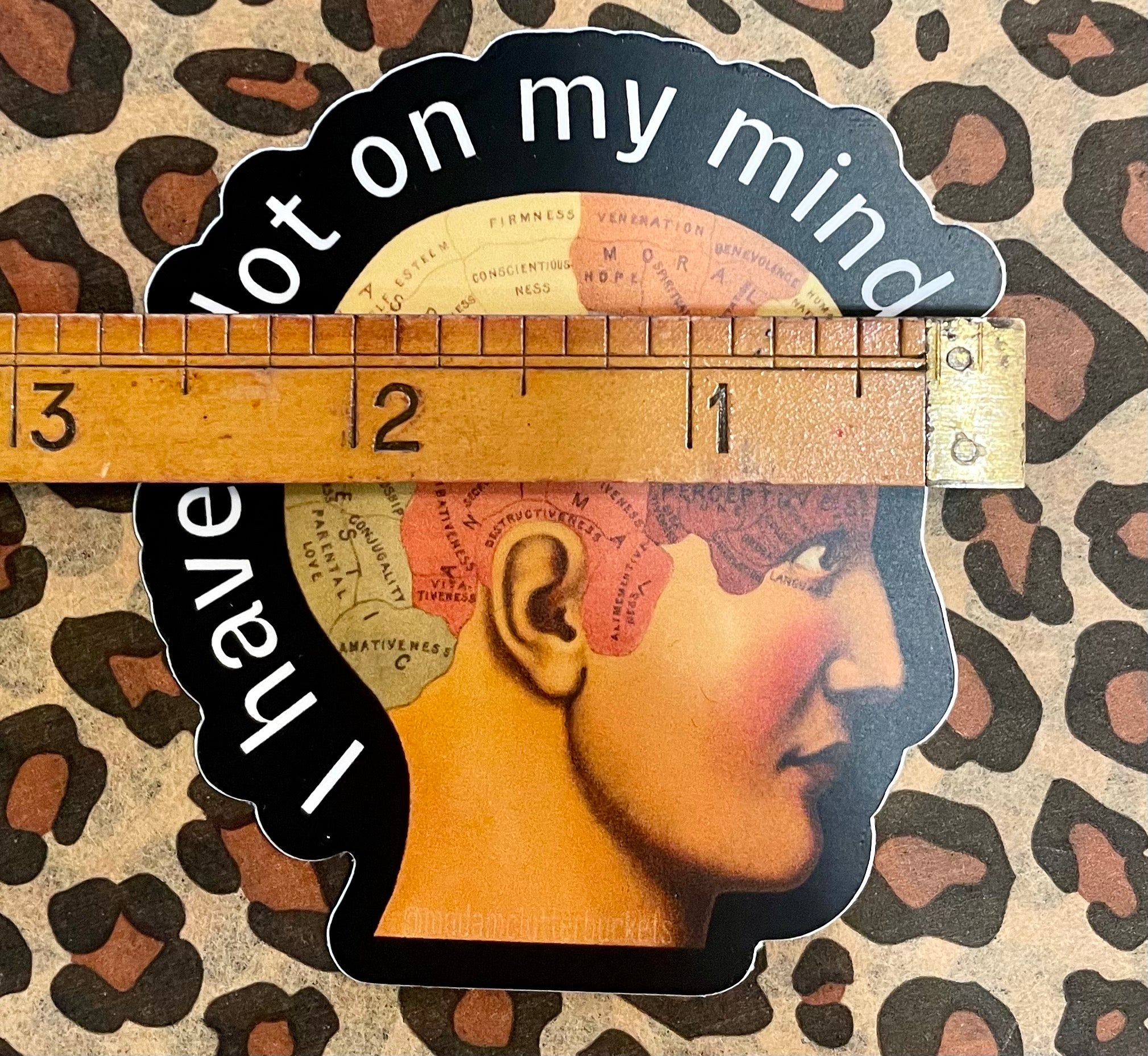 I Have a Lot on My Mind Sticker | Madam Clutterbucket's Neurodiverse ...