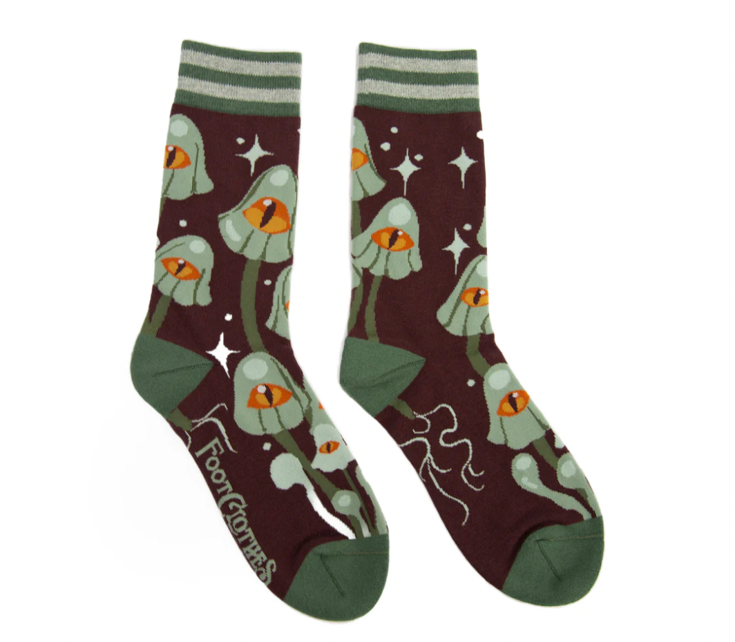 Mystic Mushrooms Crew Socks