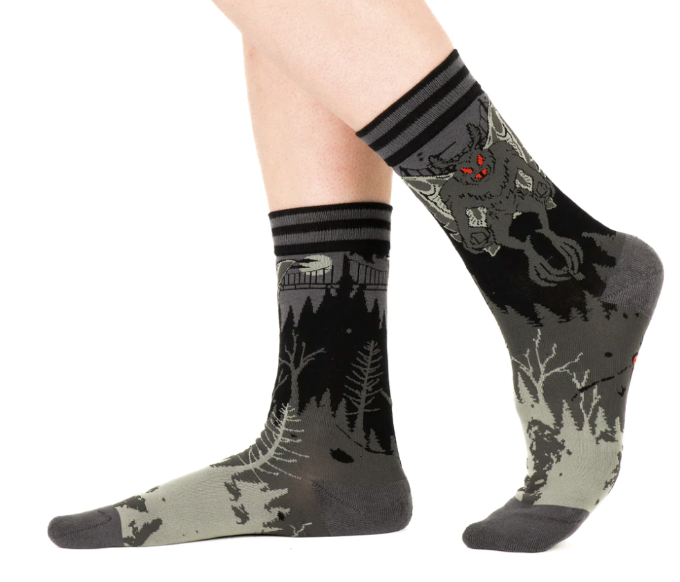 Mothman Crew Socks