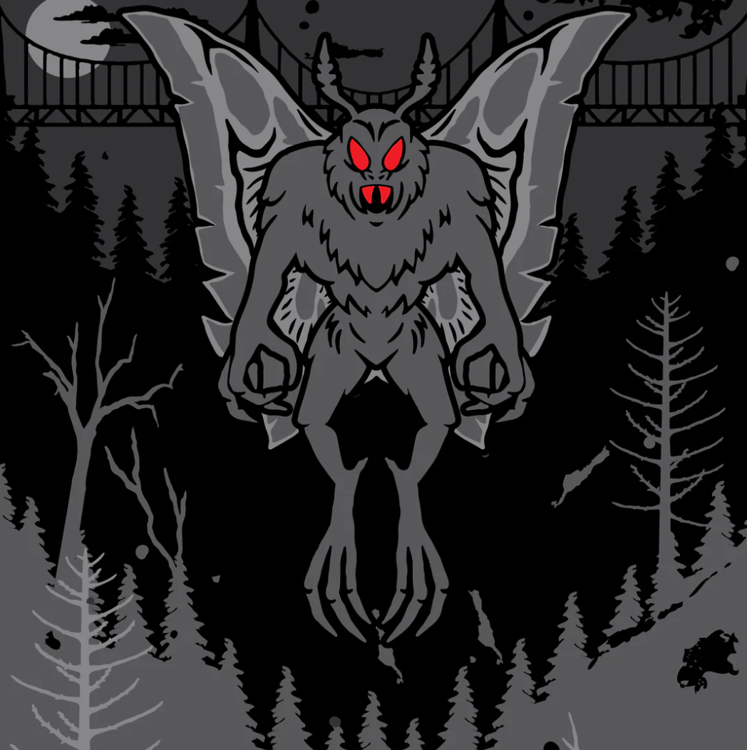 Mothman Crew Socks