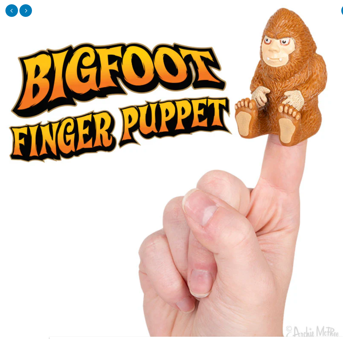 Bigfoot Finger Puppet