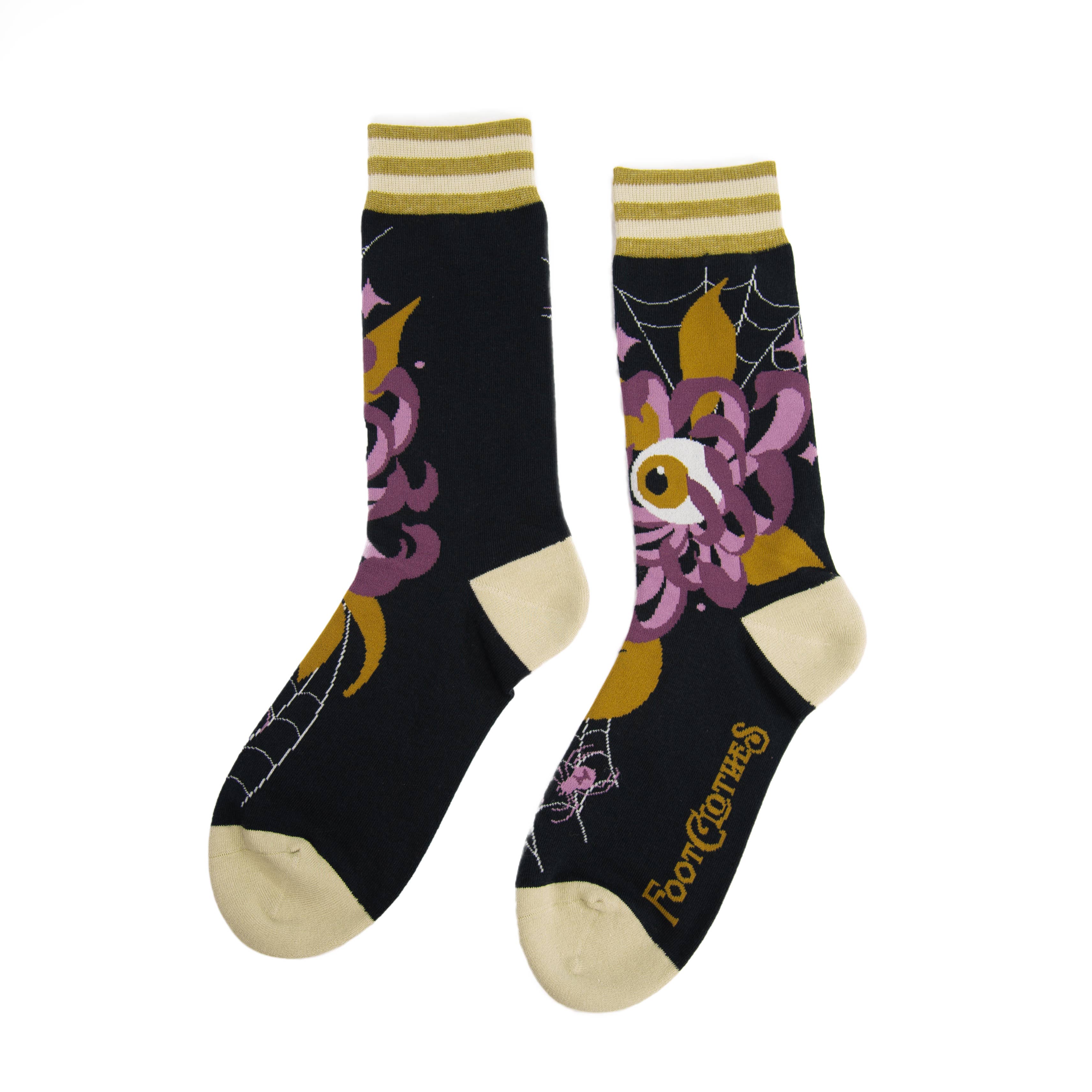 Arachnid's Bloom Crew Socks