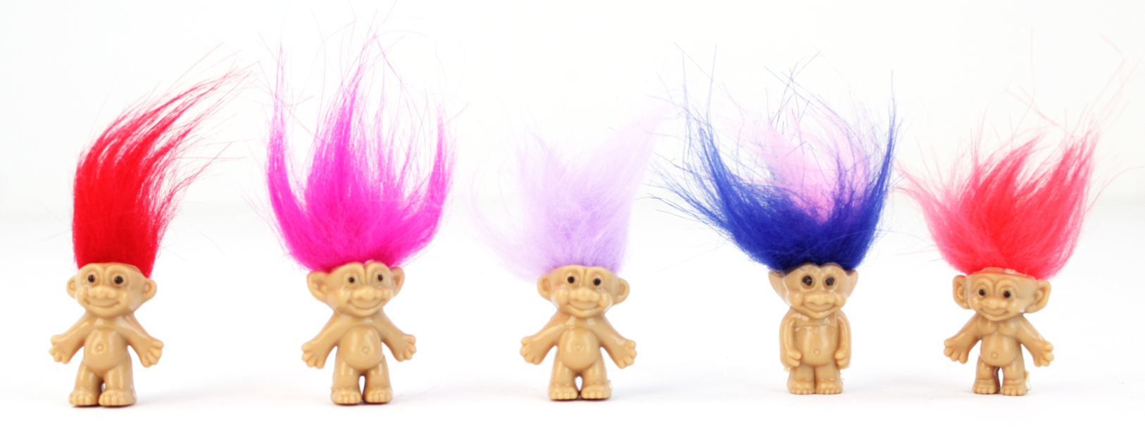 Mini Troll Dolls - Pack Of 5