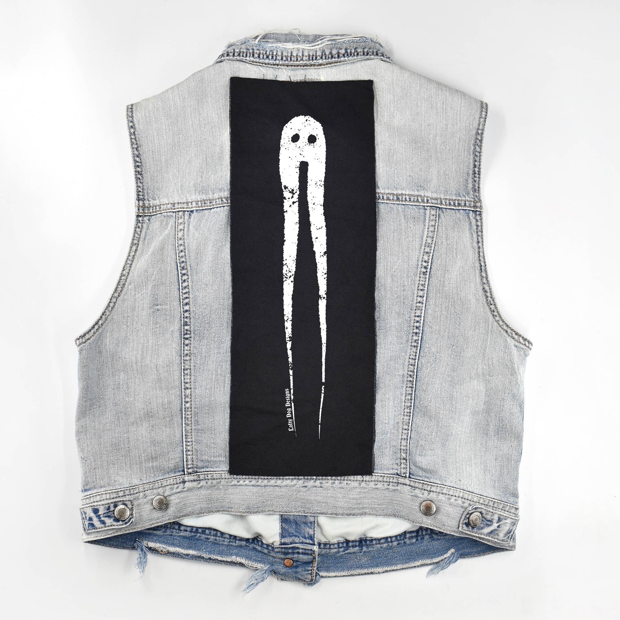 Creep Back SEW ON Screen Printed Back Patch