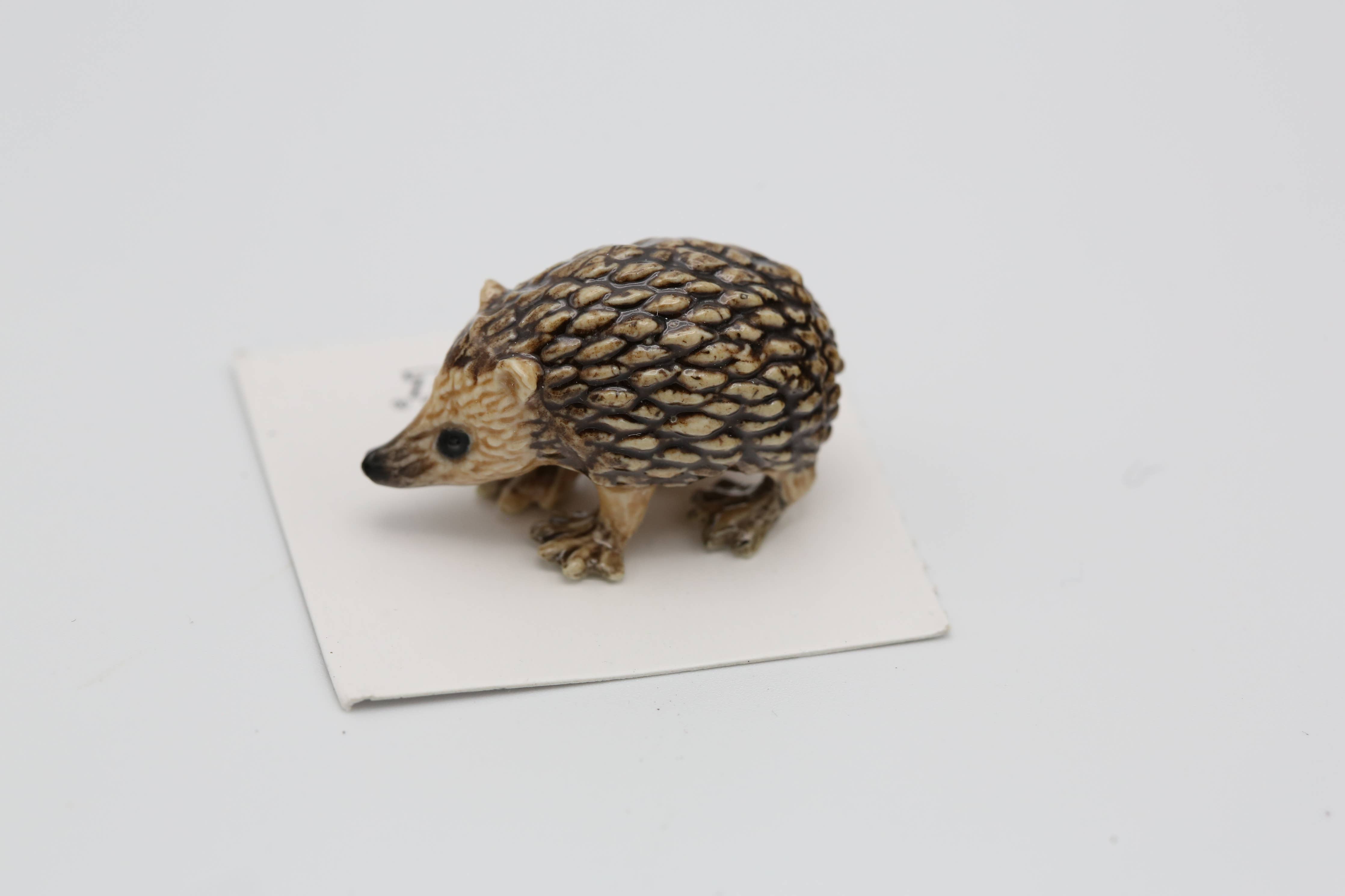 Tiggy Hedgehog Porcelain Miniature