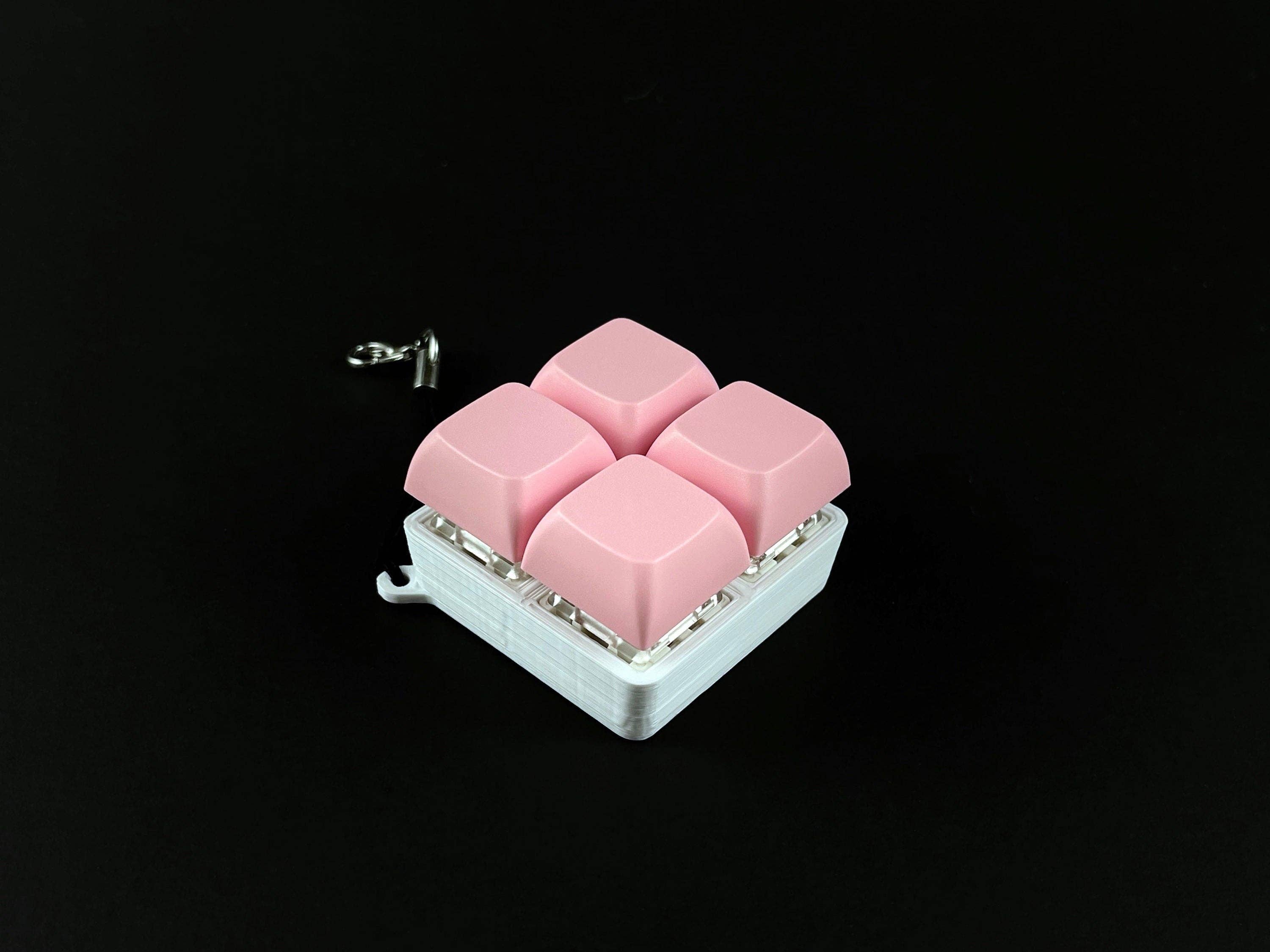 4 Key Fidget Square - Pastel Collection: Mint Green / Clicky