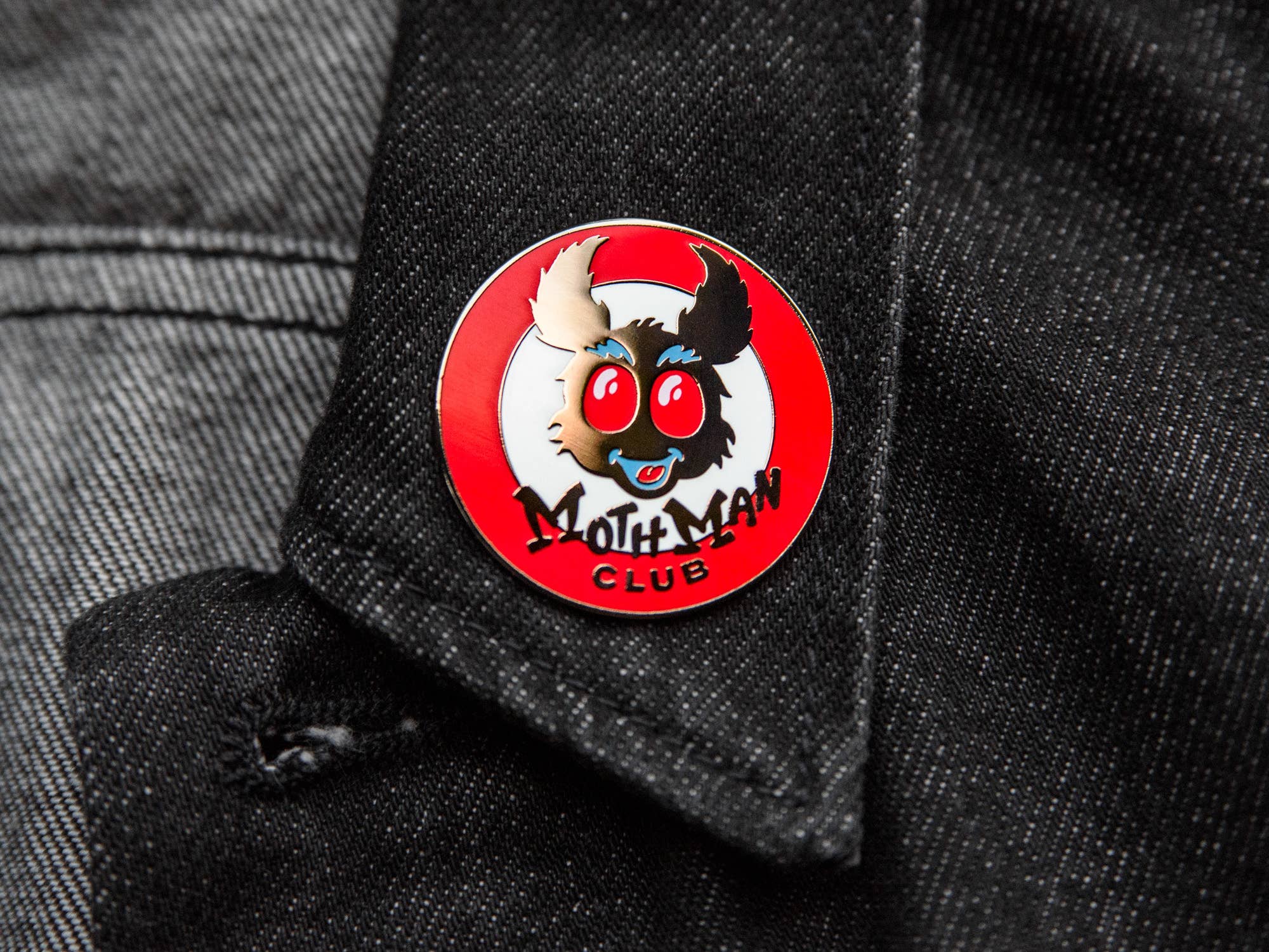 Mothman Club Enamel Pin