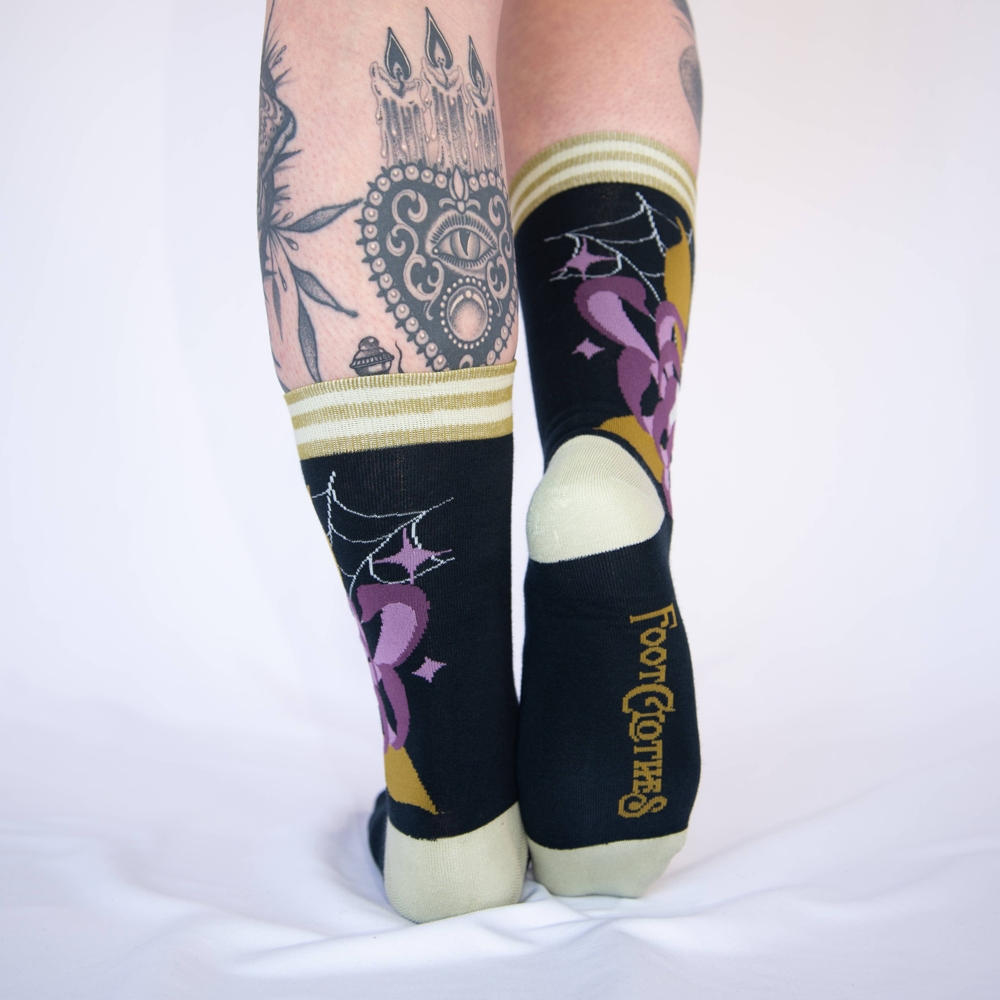 Arachnid's Bloom Crew Socks