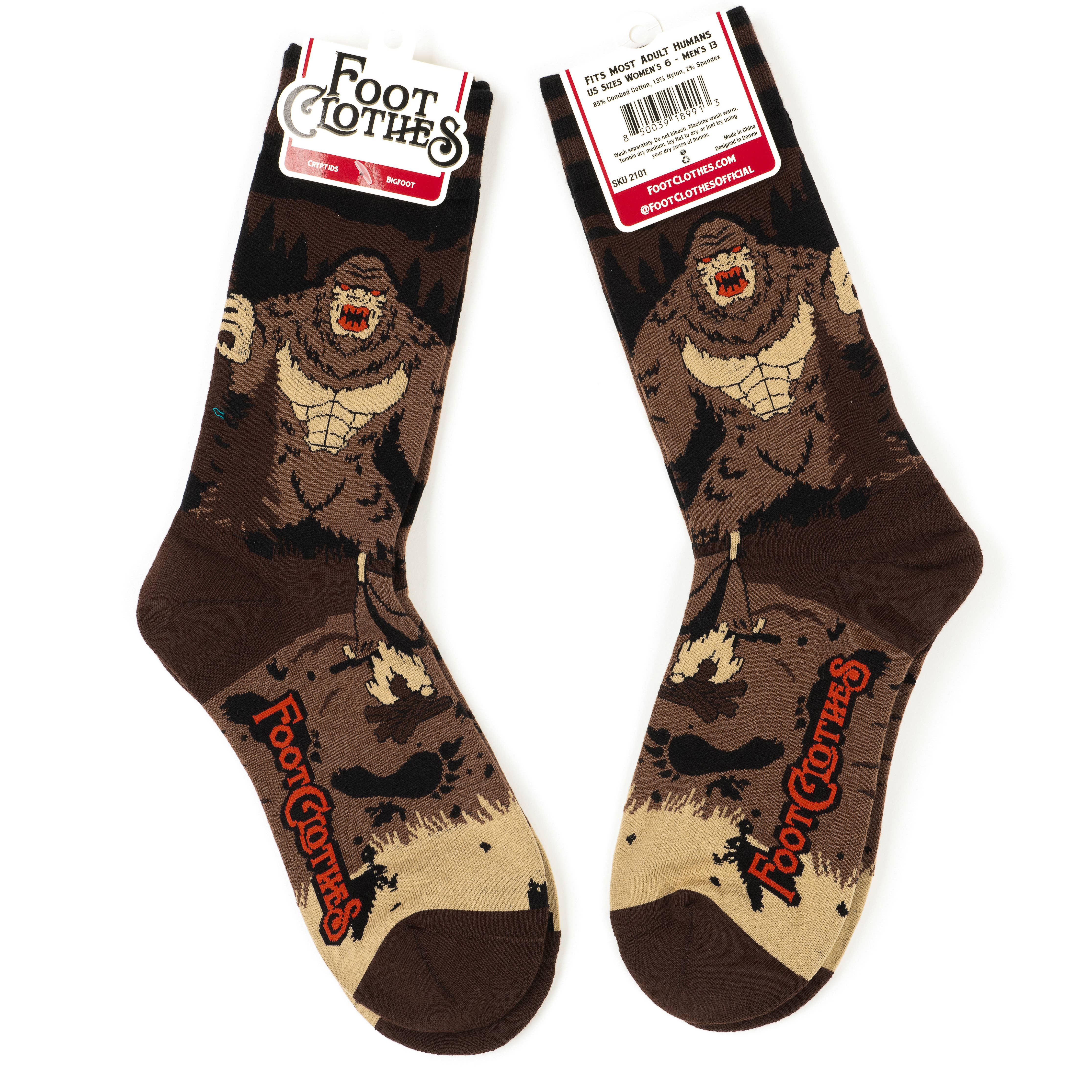 Bigfoot Crew Socks