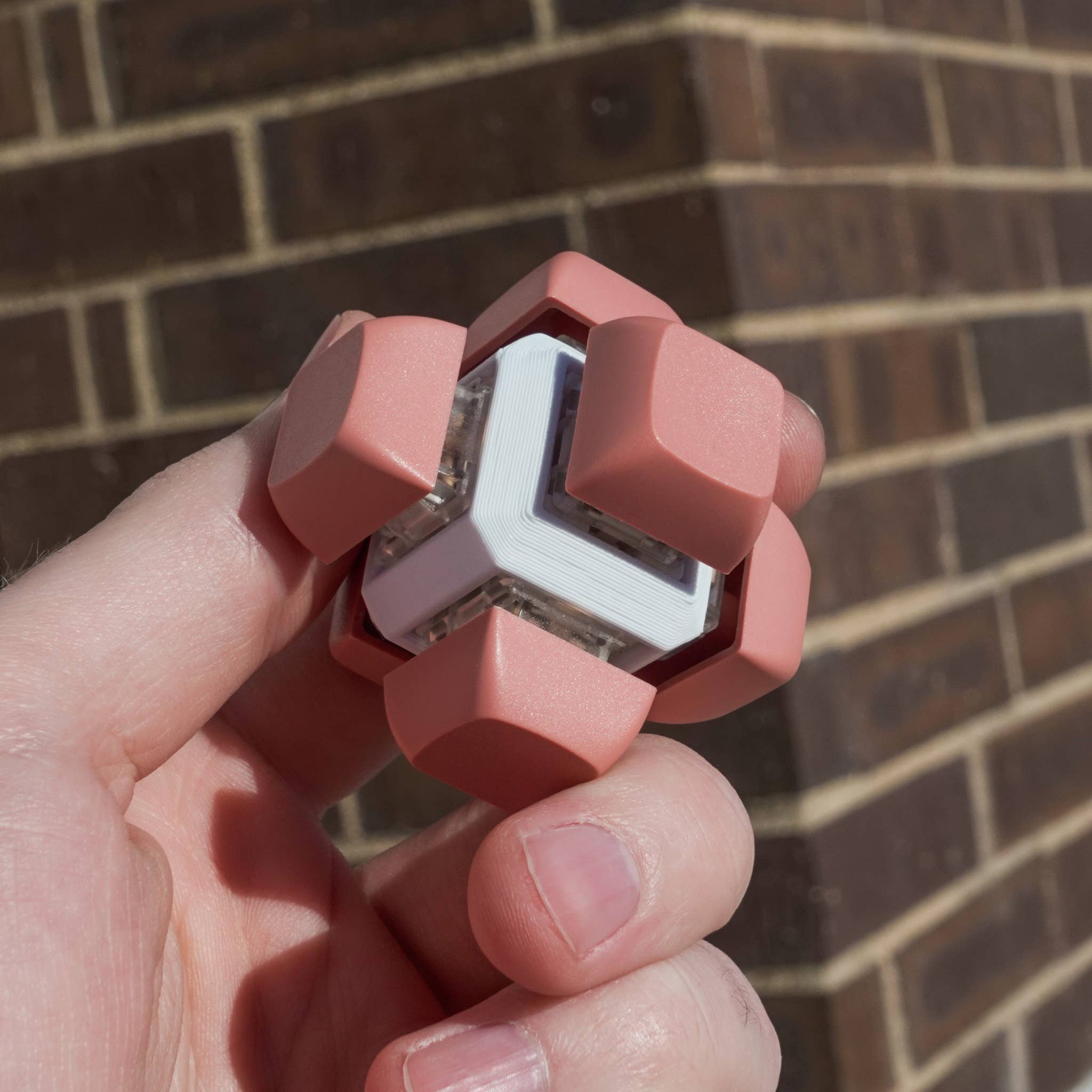 Mechanical Fidget Cube - Pastel Colors: Mint Green / Clicky