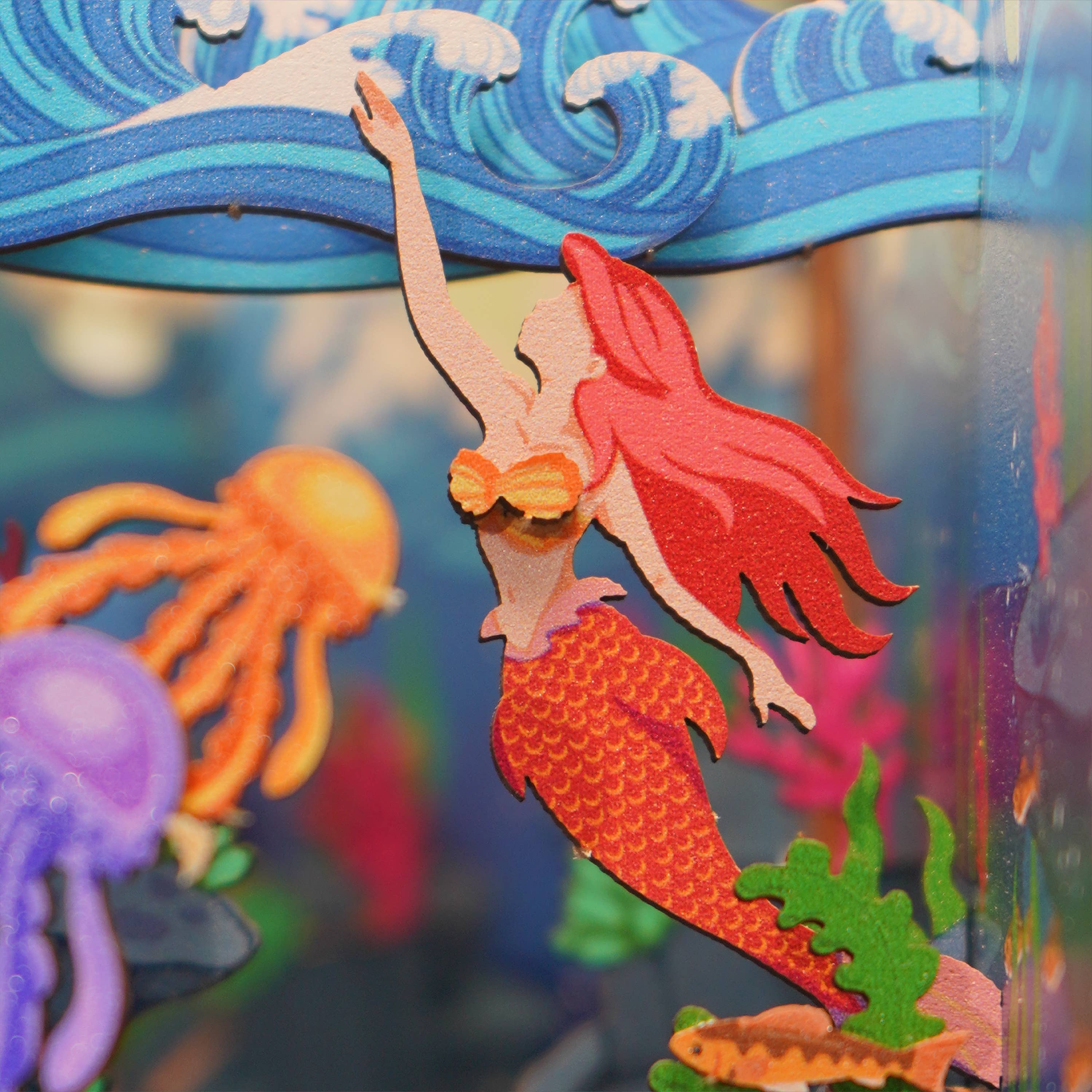 DIY Miniature House Book Nook Kit: Mermaid Story