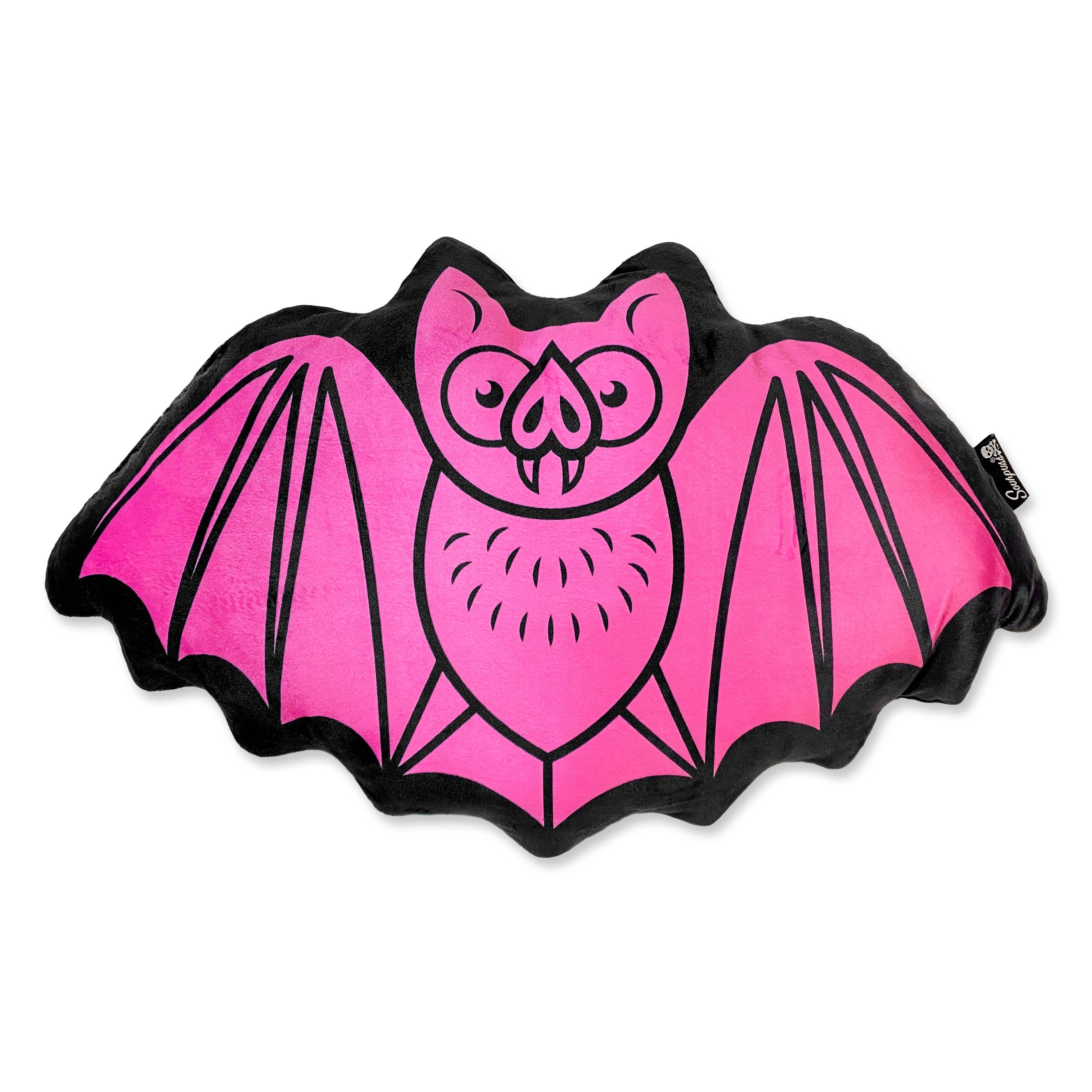 SOURPUSS BATTY PILLOW PINK