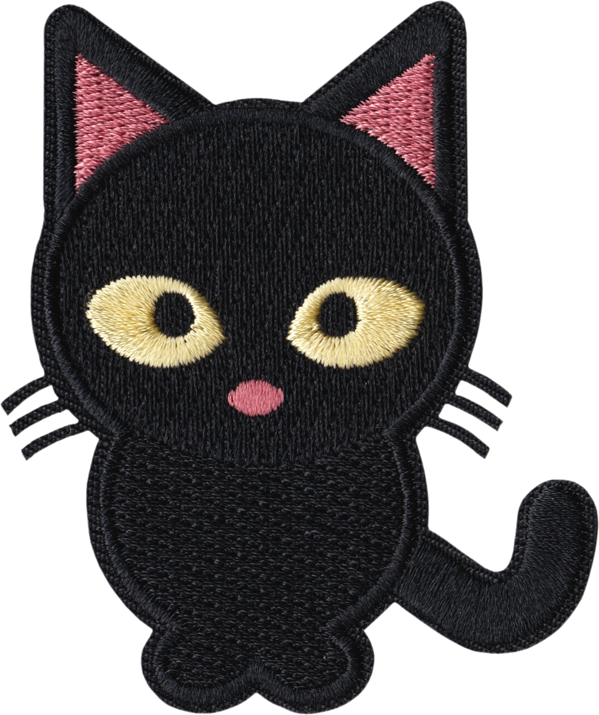 Patch - Cat - Black With Big Eyes