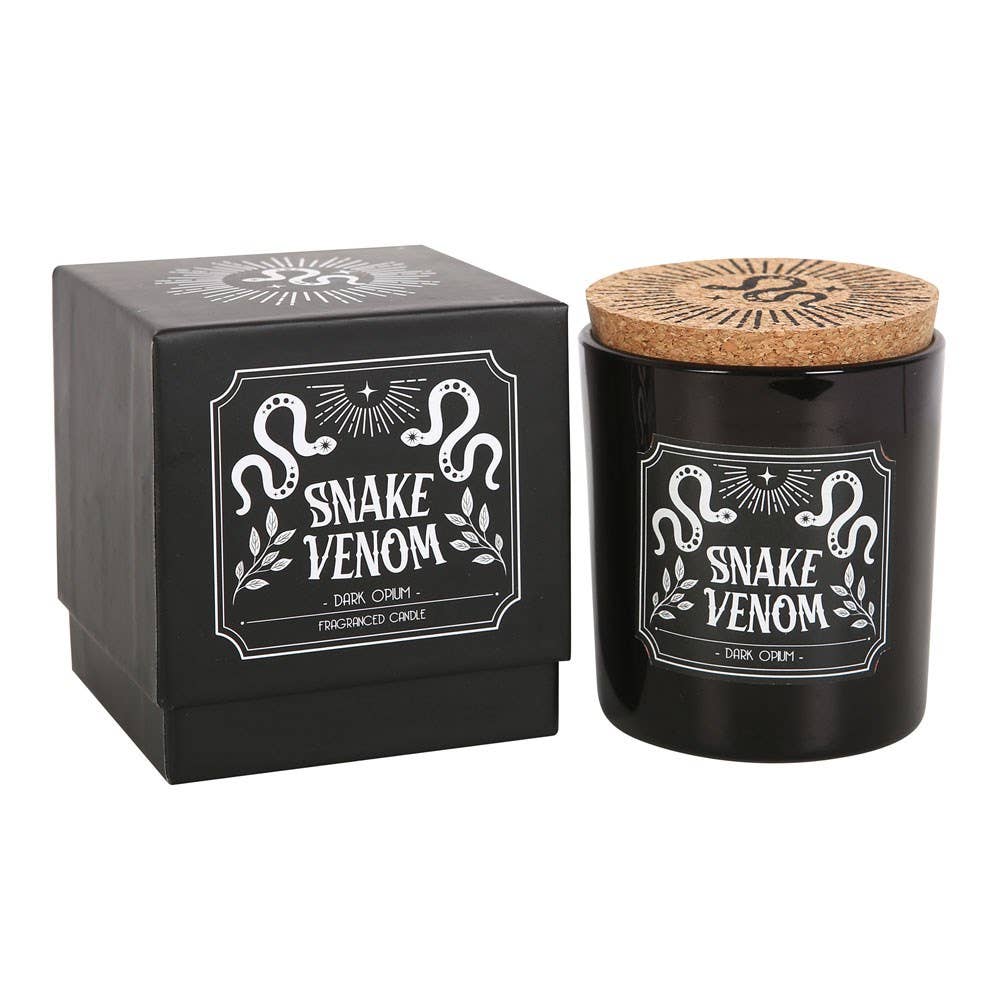 Snake Venom Dark Opium Candle C/16