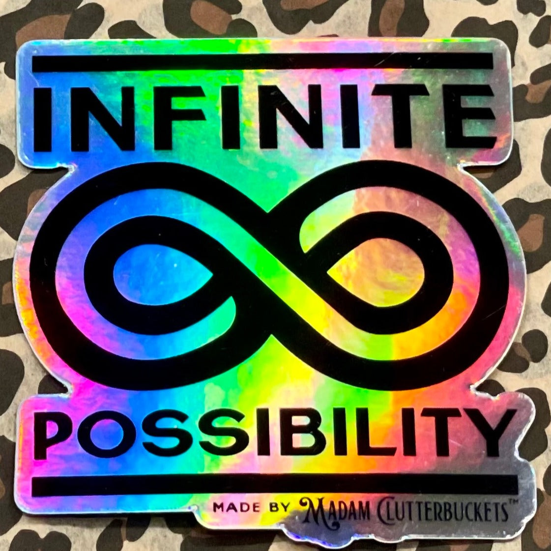 Infinite Possibility Sticker | Madam Clutterbucket's Neurodiverse Universe