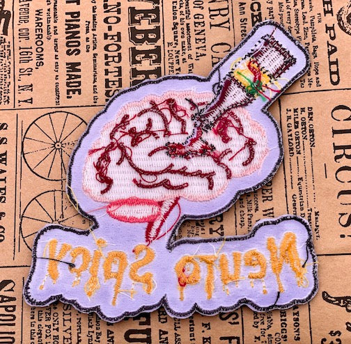 Neuro Spicy Die Cut Iron On Patch